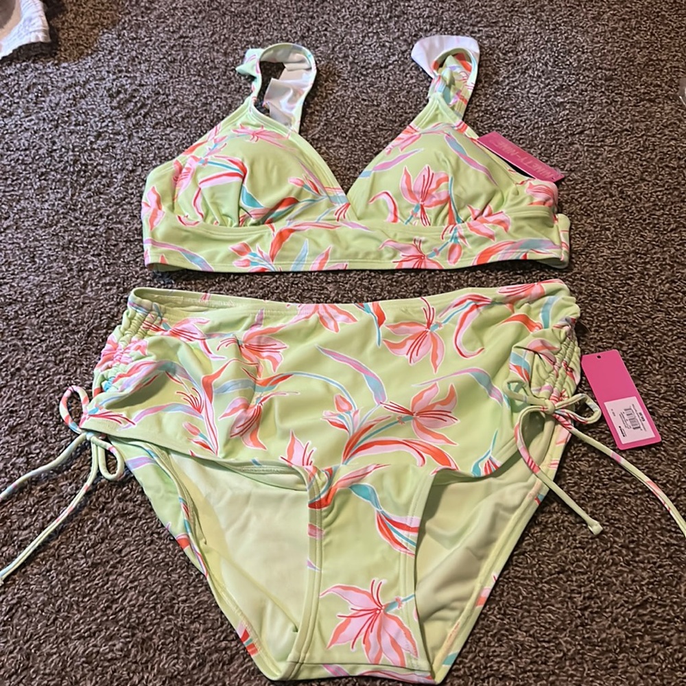 Ninety-Nine Degrees° SPRING OASIS BIKINI: NEW WITH TAGS: SIZE 1X